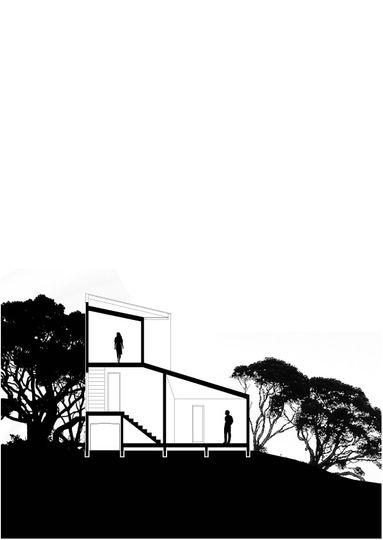 The Pohutukawa House by Matthew Gribben Architecture (via Lunchbox Architect)